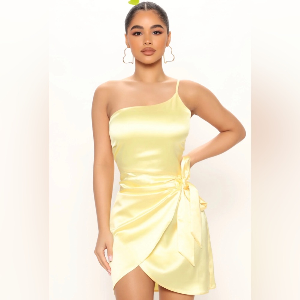 Satin Mini Dress (Runs Small)